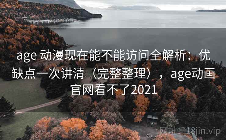 age 动漫现在能不能访问全解析：优缺点一次讲清（完整整理），age动画官网看不了2021