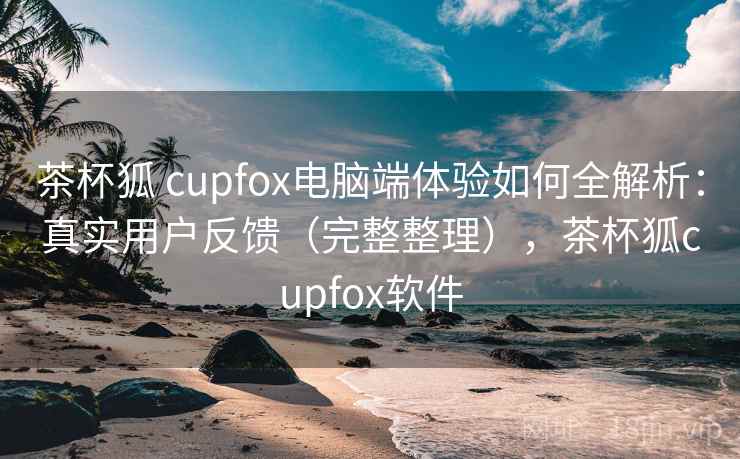 茶杯狐 cupfox电脑端体验如何全解析:真实用户反馈(完整整理),茶杯狐cupfox软件