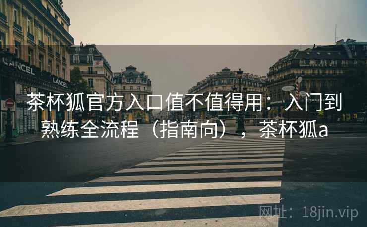 茶杯狐官方入口值不值得用：入门到熟练全流程（指南向），茶杯狐a