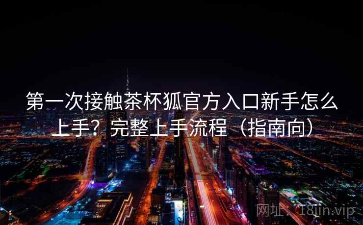 第一次接触茶杯狐官方入口新手怎么上手？完整上手流程（指南向）